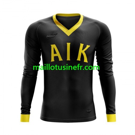 Maillot de Foot AIK 100 Domicile Anniversaire 2024 Manches Longues Maillot de Foot AIK 100 Domicile Anniversaire 2024 Manches Longues